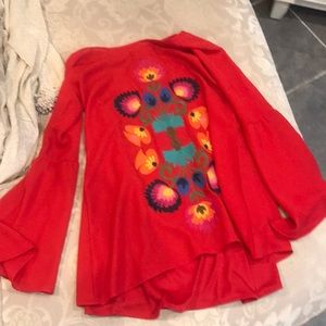 Judith March bell sleeve top